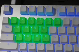Rubber Gaming Keycap - Neon Green