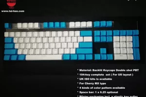 PBT Backlit Double Shot Keycap - Rain Drop