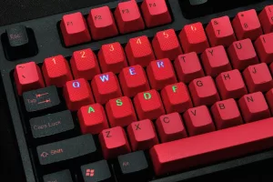 Rubber Gaming Keycap - Red