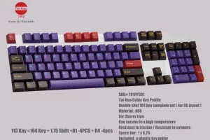 ABS Double Shot Keycap - Ultraviolet