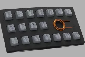 Rubber Gaming Keycap - Gray
