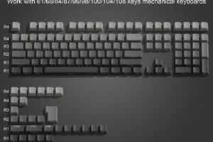 XVX Side Printed Keycap - Gradient Grey