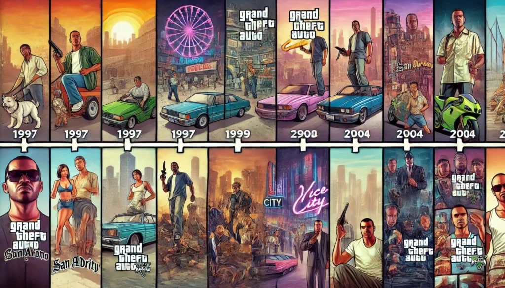 The Wild Ride of Grand Theft Auto: From Pixel Mayhem to Virtual HD Heists