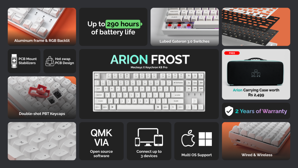 Discover Arion Frost: The Ultimate Upgrade for Your Typing and Gaming Experience