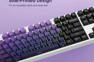 Cherry deep purple Side-Printed keycaps